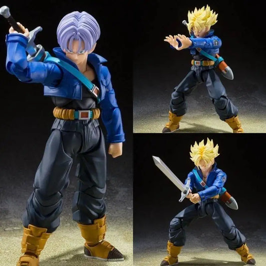 Dragon Ball Z Super Saiyan Trunks with Broadsword & Alternate Head Sculpt - 15cm