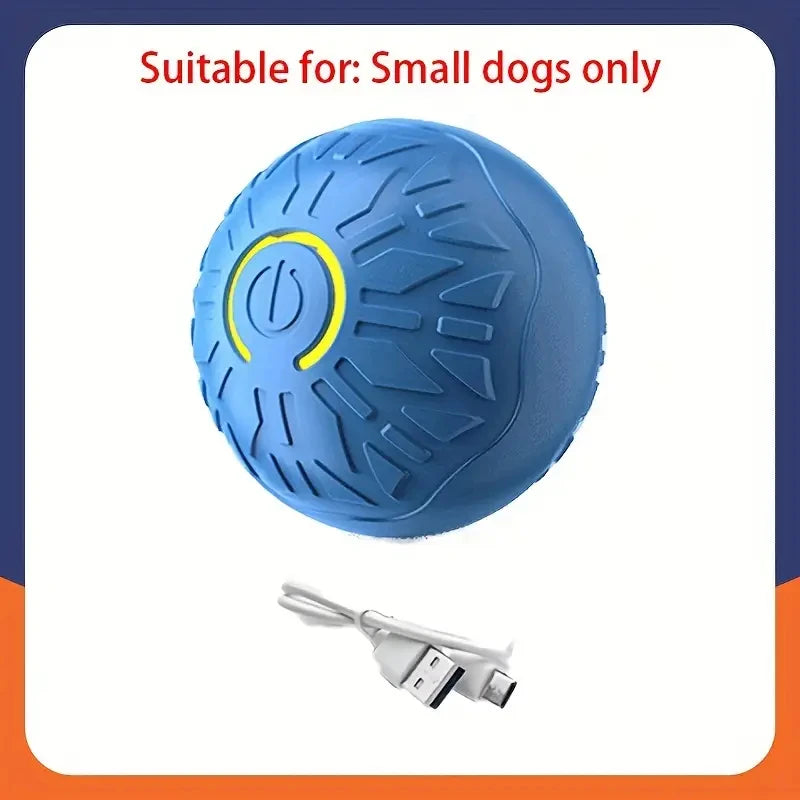 Interactive Dog Toy Ball - USB Automatic Moving Bouncing Toy