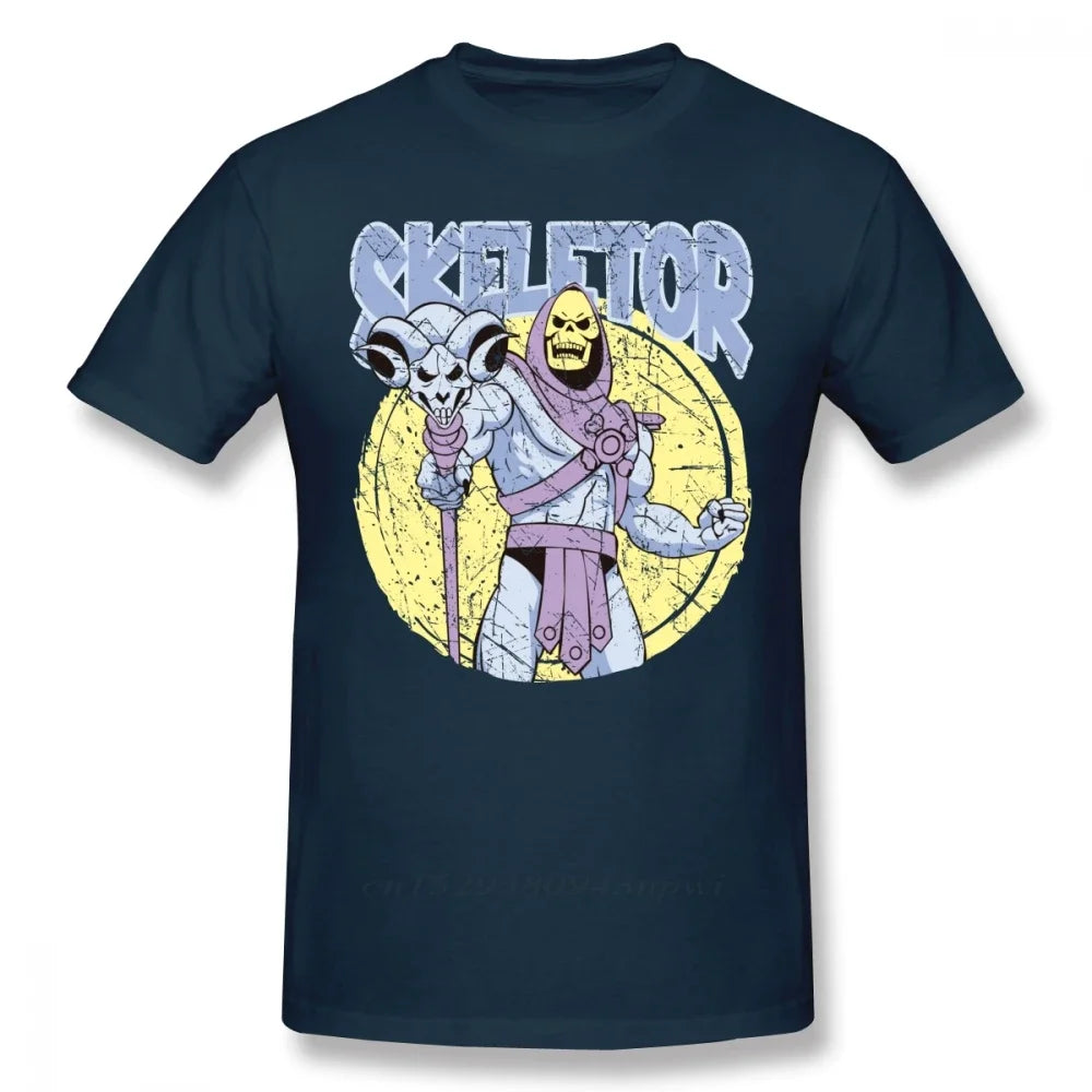 Skeletor T Shirt - Funny Graphic Short Sleeve Tee