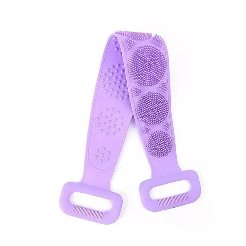 Silicone Back Scrubber - Exfoliating Massage Shower Belt