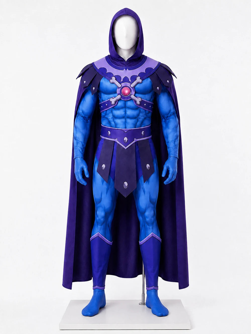 Masters of the Universe Costume - Skeletor Jumpsuit & Cloak