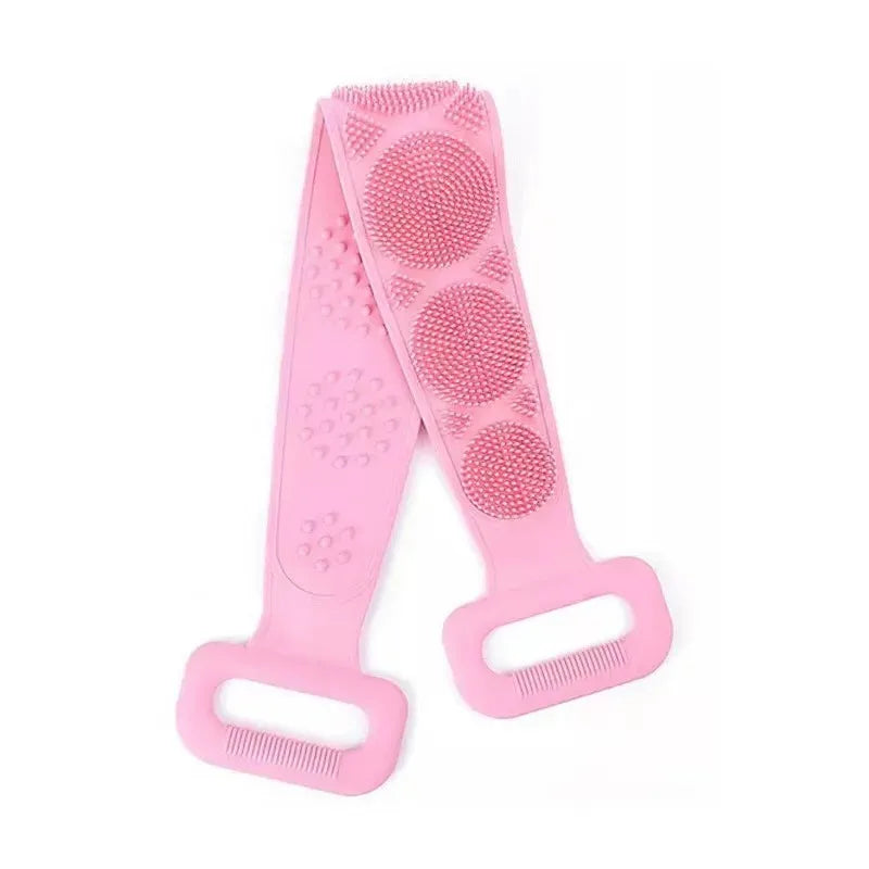 Silicone Back Scrubber - Exfoliating Massage Shower Belt