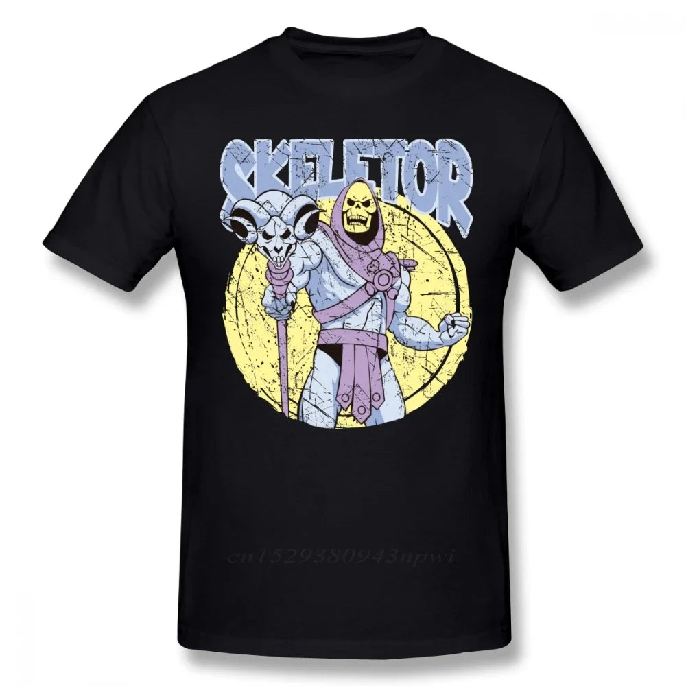 Skeletor T Shirt - Funny Graphic Short Sleeve Tee
