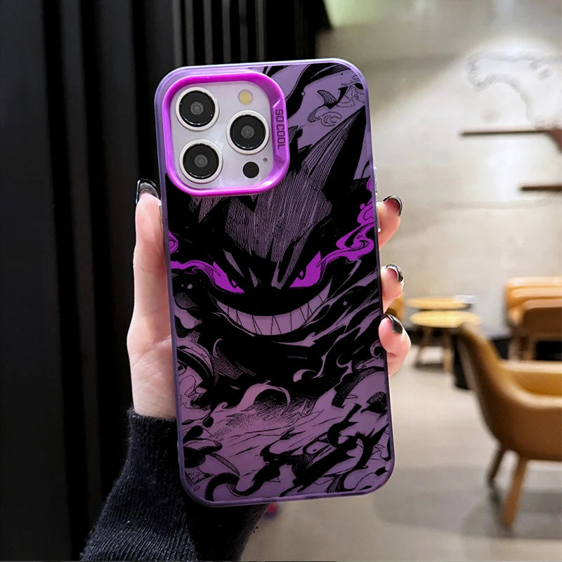 Gengar Phone Case - Prank Pokémon Plating Shockproof Cover