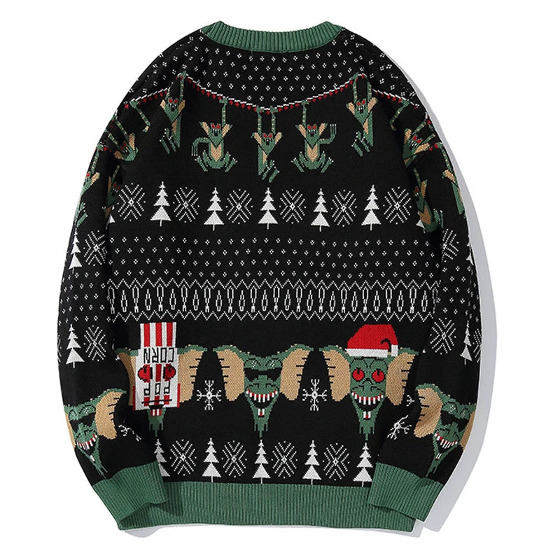 Ugly Christmas Sweater - Funny Santa Elf Pullover Top