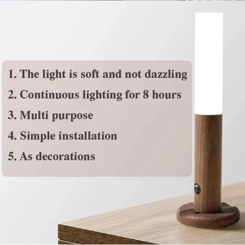 Automatic Night Light Motion Sensor - 3-Mode LED Wall Lamp