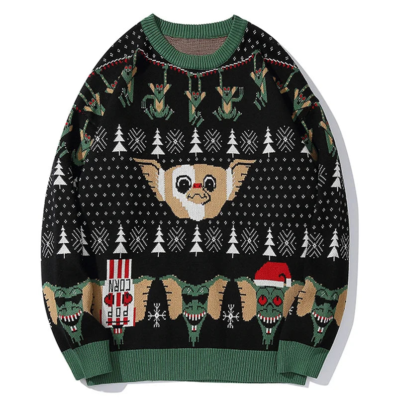 Ugly Christmas Sweater - Funny Santa Elf Pullover Top