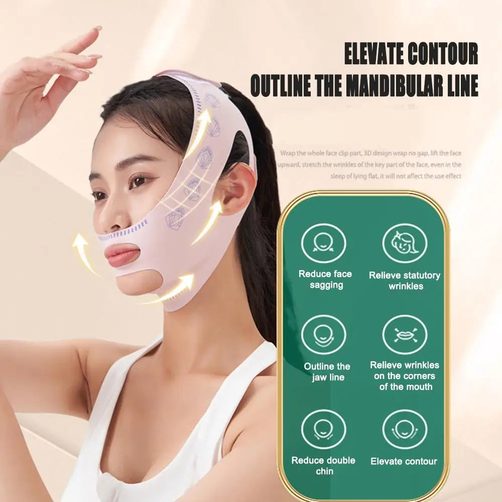 V Line Face Lifting Mask - Chin Slimming Bandage Anti Wrinkle