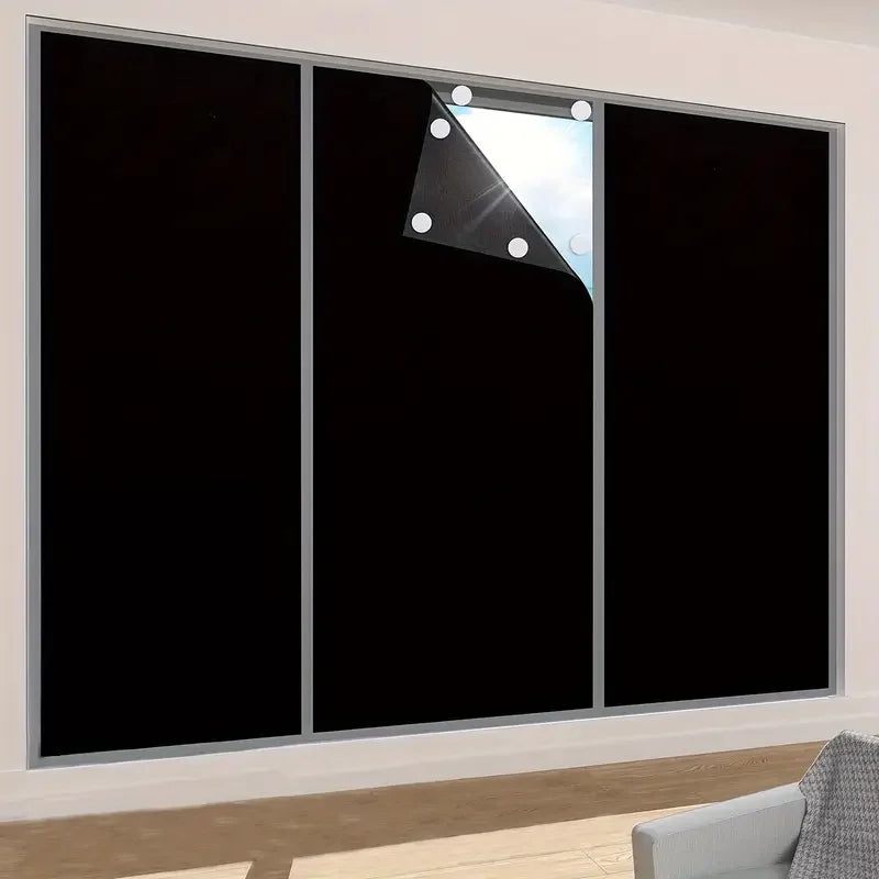 Portable Blackout Curtain - DIY Removable Window Shade