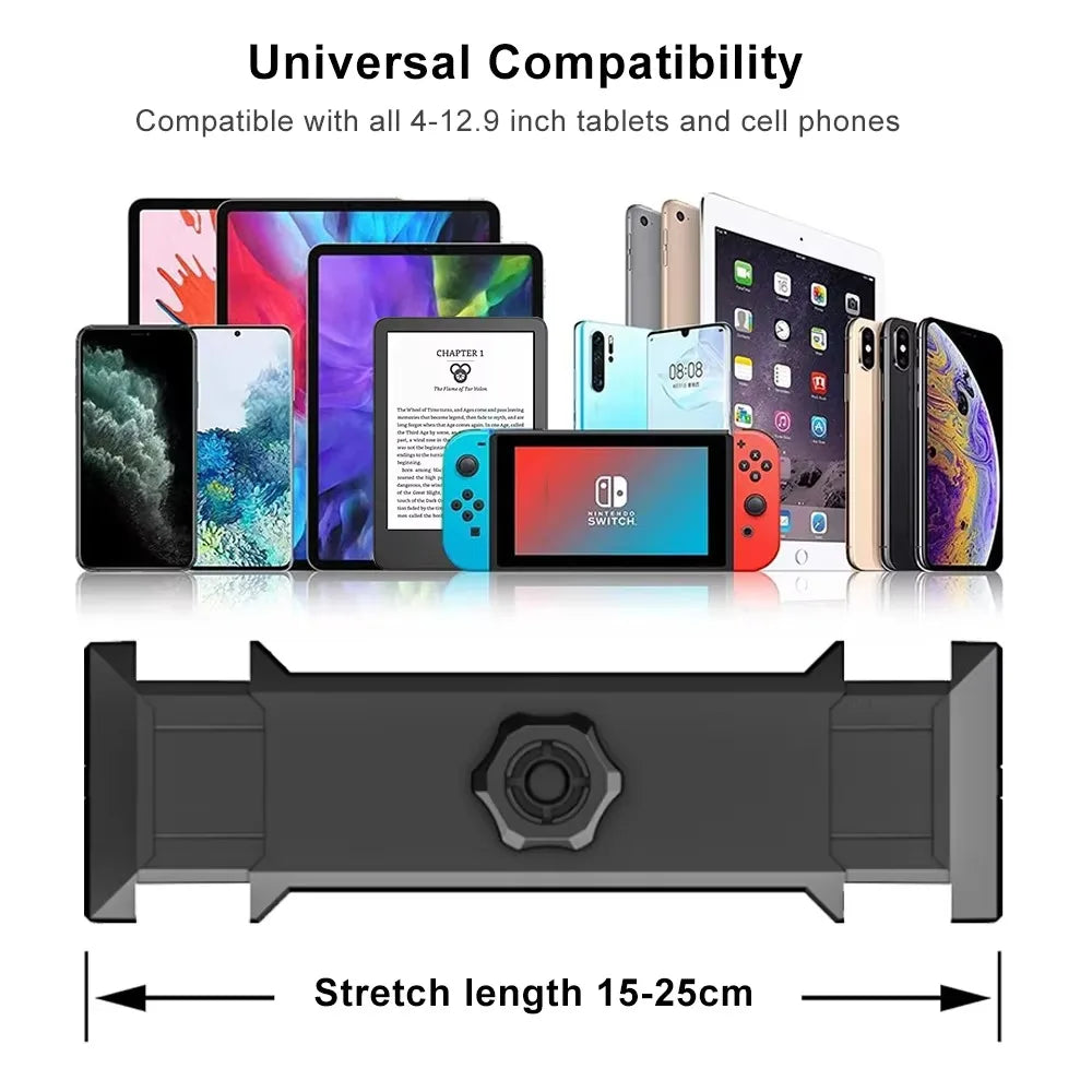 Tablet Holder for Bed with 90cm Metal Arm 360 ° Rotating Bed Tablet Mount Stand for iPad Stand 4.5~11 Inch Phone Tablet Bracket