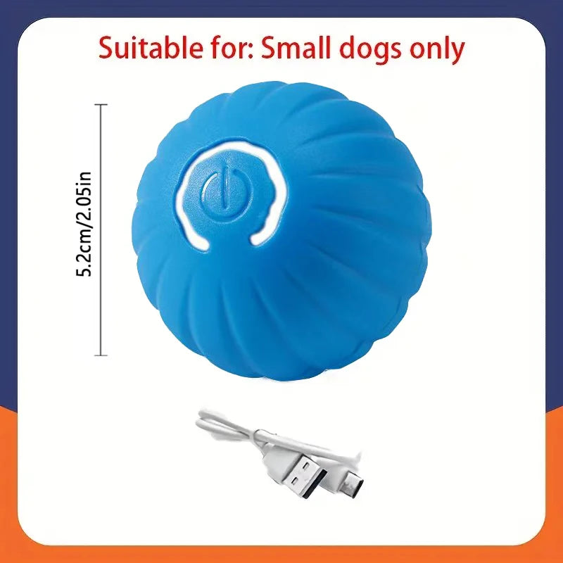 Interactive Dog Toy Ball - USB Automatic Moving Bouncing Toy