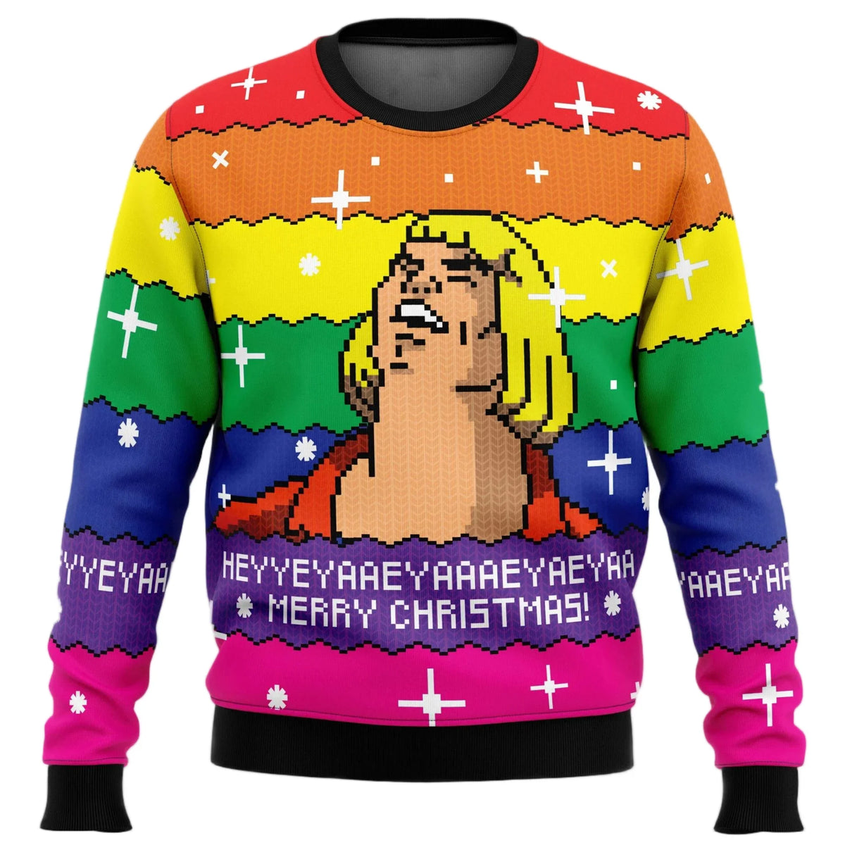 He-man Ugly Christmas Sweater - Retro Skeletor Holiday Pullover