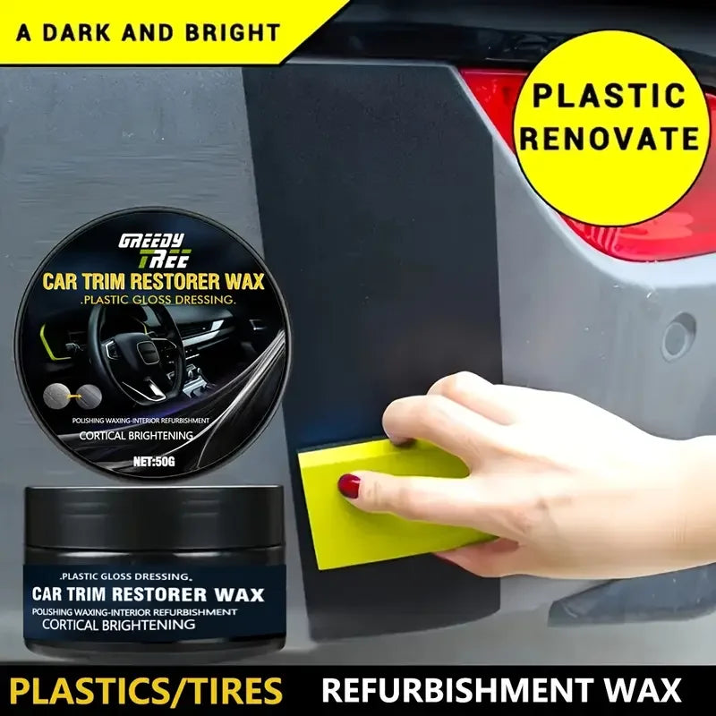 Car Plastic Repair Agent - Interior Panel Renewal Wax Coating