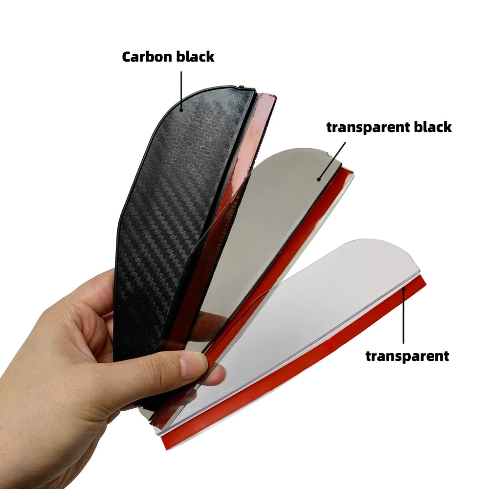 Car Rearview Mirror Rain Eyebrow - Carbon Fiber Sun Visor