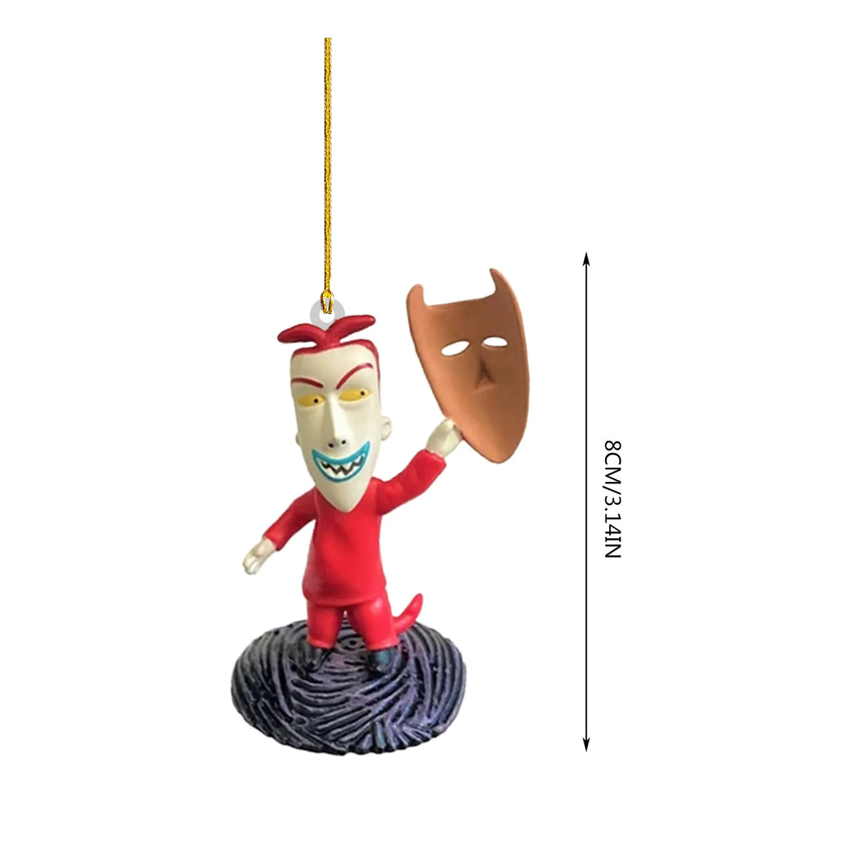 Nightmare Before Christmas Tree Ornament – Cute Cartoon Jack & Spooky Characters Hanging Pendant for Xmas Tree, Car & Holiday Decor