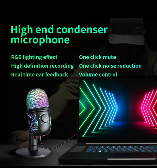 V5 Chroma USB Studio Microphone | For Gaming & Podcasting