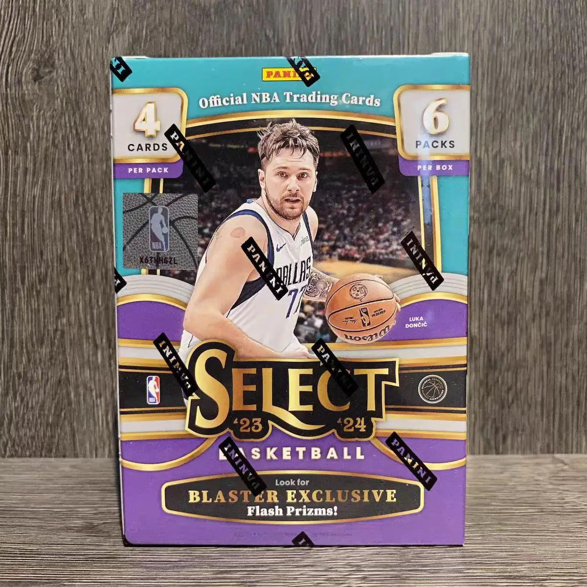 2023-24 Panini Select Basketball Blaster Box Official NBA Trading Cards 6 Packs Flash Prizm Collectible Sports Cards Funs Gift