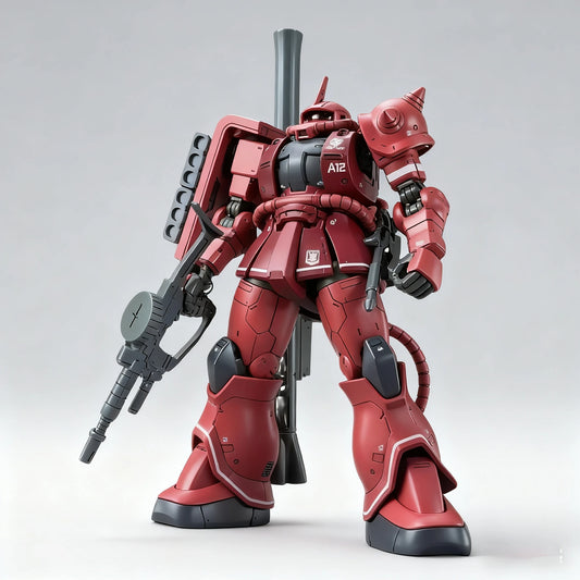 HG 1/144 GTO Zaku Of The Red Comet Assembly Model Kit Action Figure Exquisite Desktop Decoration Surprise Gift Collection Toys