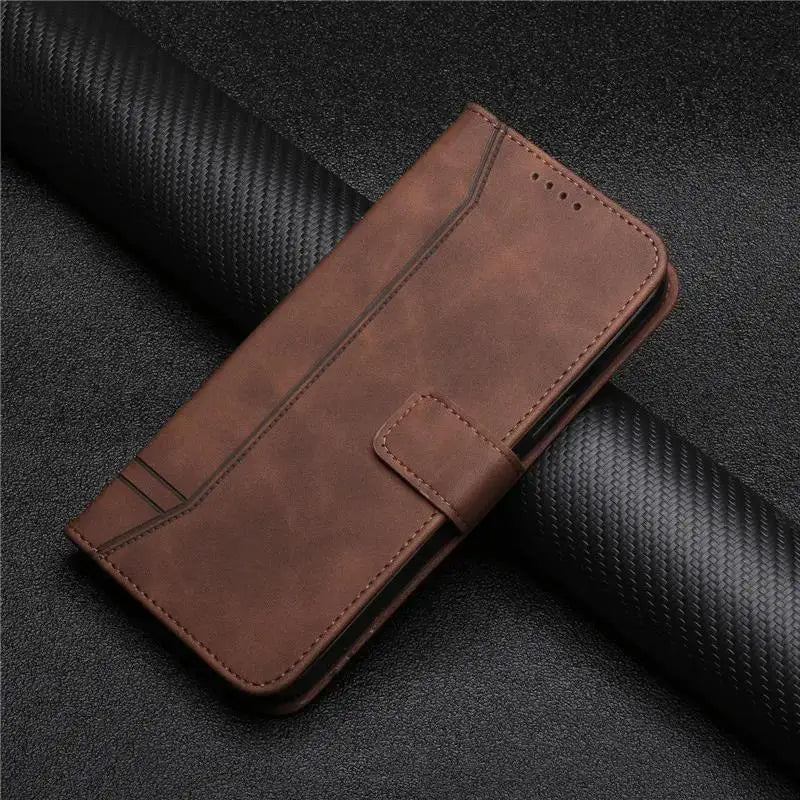 Premium Magnetic Flip Leather Case For Samsung Galaxy S26 S26FE S26Plus S26Ultra Plus Ultra Wallet Card Stand Slot Phone Cover