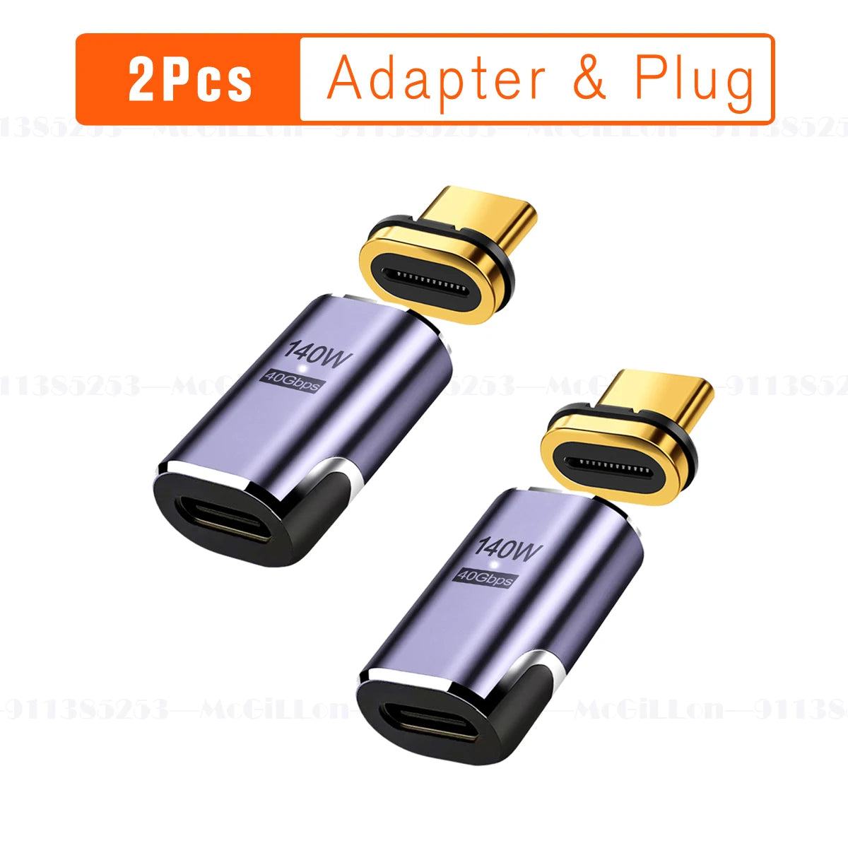 USB4.0 Thunderbolt3 Magnetic USB C To Type C Adapter 140W 40Gbps Fast Charging Magnet Charge Converter Cable 8K@60Hz USB-C Adapt