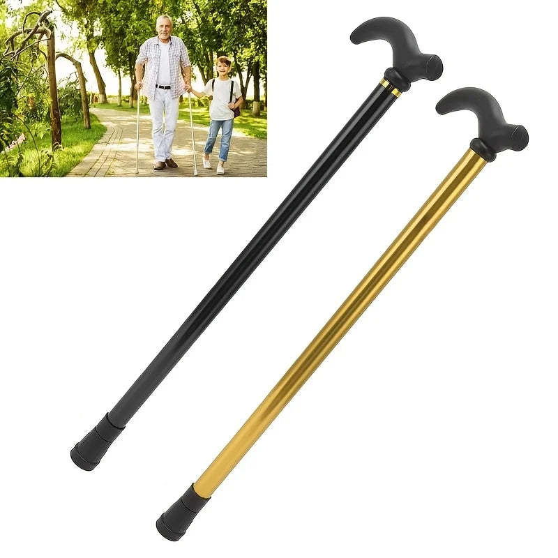 Two sections of reinforced mountaineering outdoor walking sticks, aluminum alloy ultra-light anti-slip