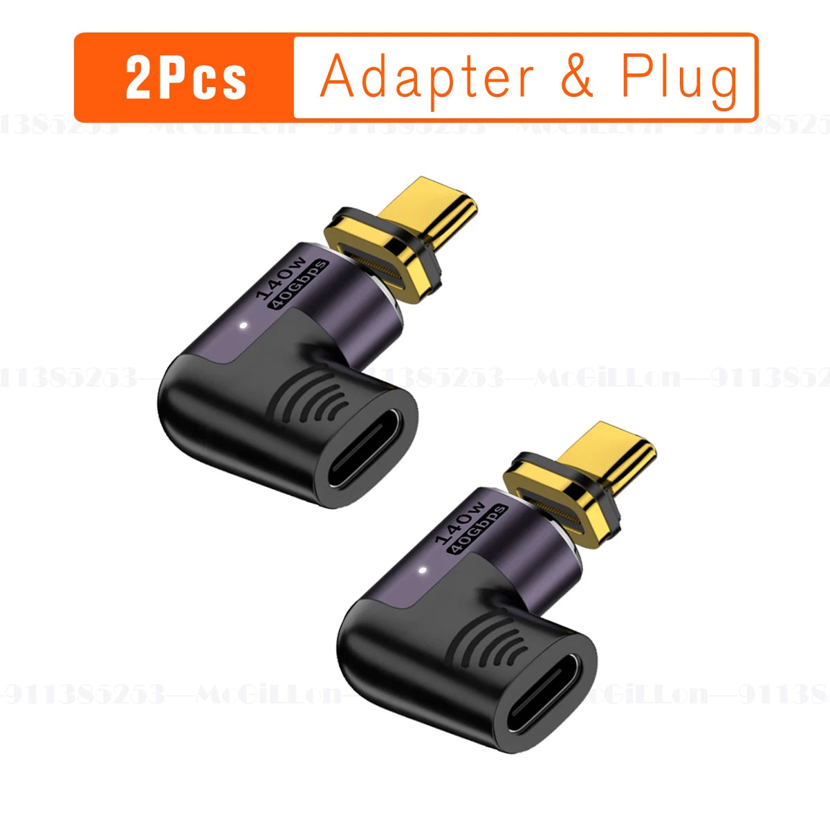 USB4.0 Thunderbolt3 Magnetic USB C To Type C Adapter 140W 40Gbps Fast Charging Magnet Charge Converter Cable 8K@60Hz USB-C Adapt