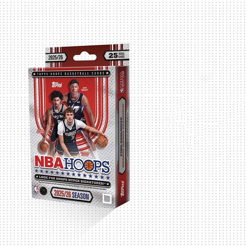 2025-26 Topps Hoops NBA Basketball Series Star Collection Card Factory Sealed Value Box