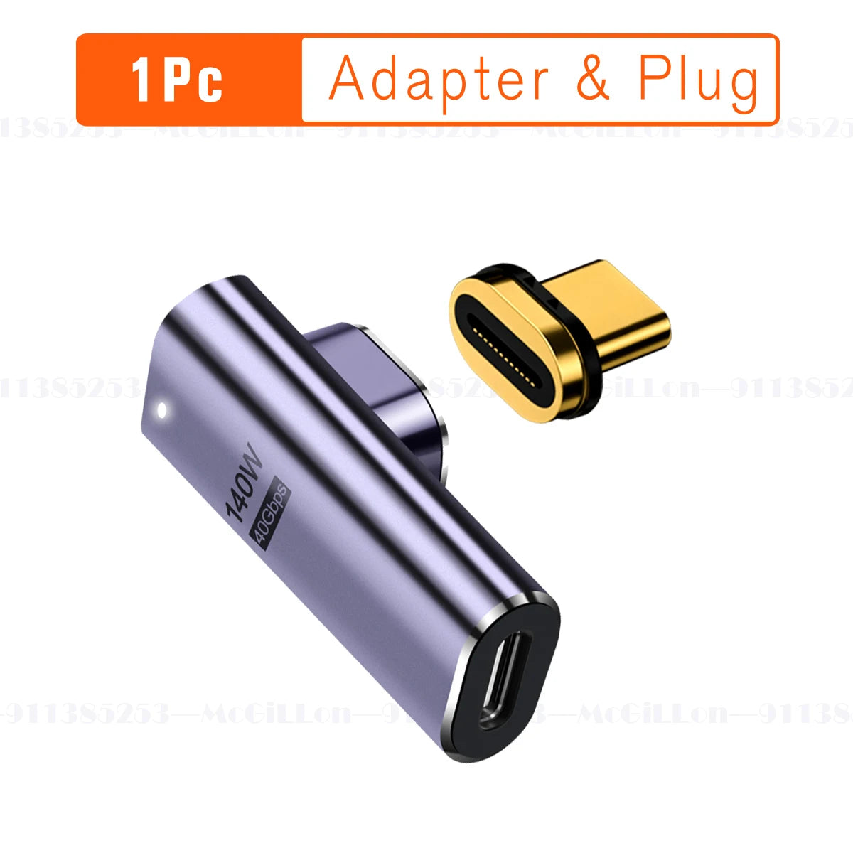 USB4.0 Thunderbolt3 Magnetic USB C To Type C Adapter 140W 40Gbps Fast Charging Magnet Charge Converter Cable 8K@60Hz USB-C Adapt