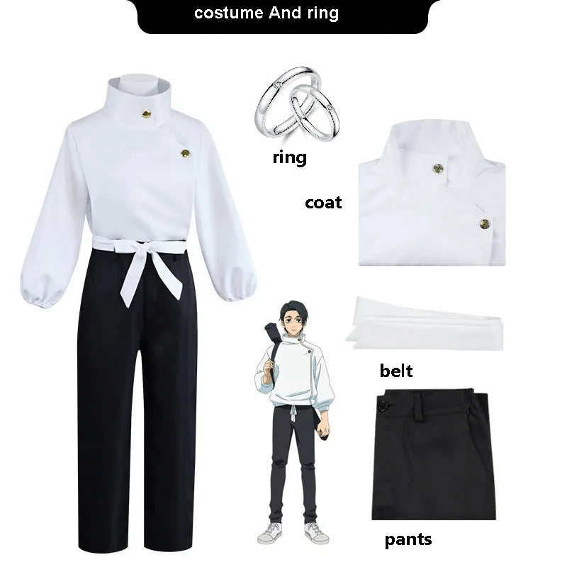 Anime Jujutsu Kaisen Yuta Okkotsu Cosplay Costume Men Costume Set