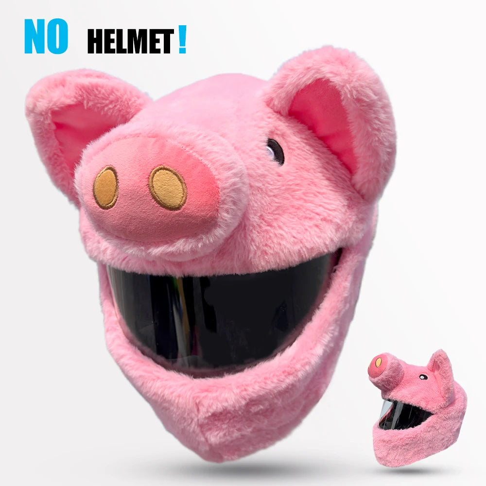 Christmas Motorcycle Full Helmet Plush Cover Creative Santa Claus Motorcycle Helmet Hat Personalized Ride Christmas Gift