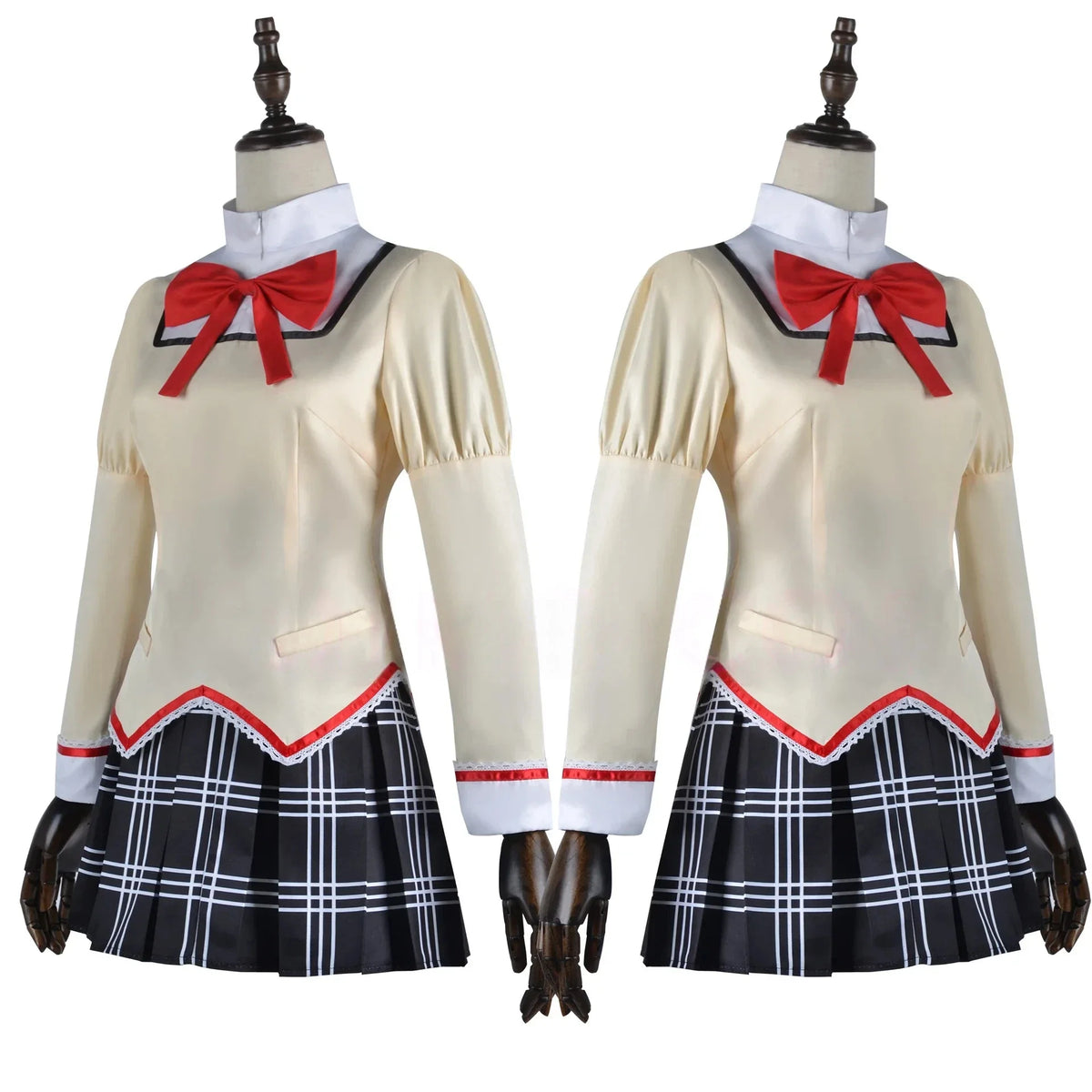 Kaname Madoka Akemi Homura Cosplay Costume School Uniform Puella Magi Madoka Magica Adult Anime Halloween Costumes Women Game