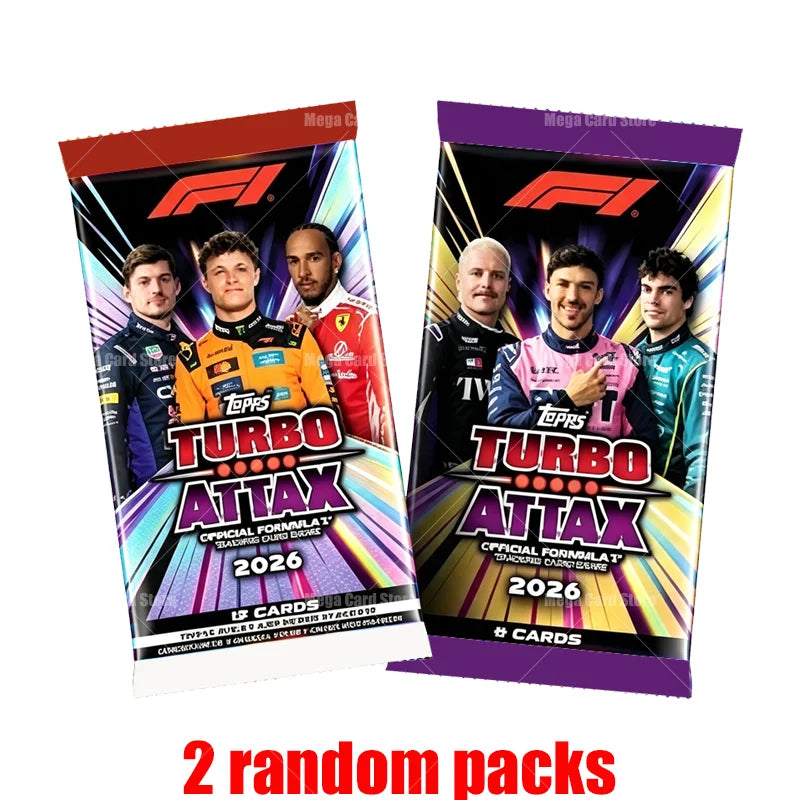 2026 Topps Turbo Attax Formula 1 Card Sealed Collection Set F1 Premium Holiday Birthday Gift for Adult Motorsport Collectors Men