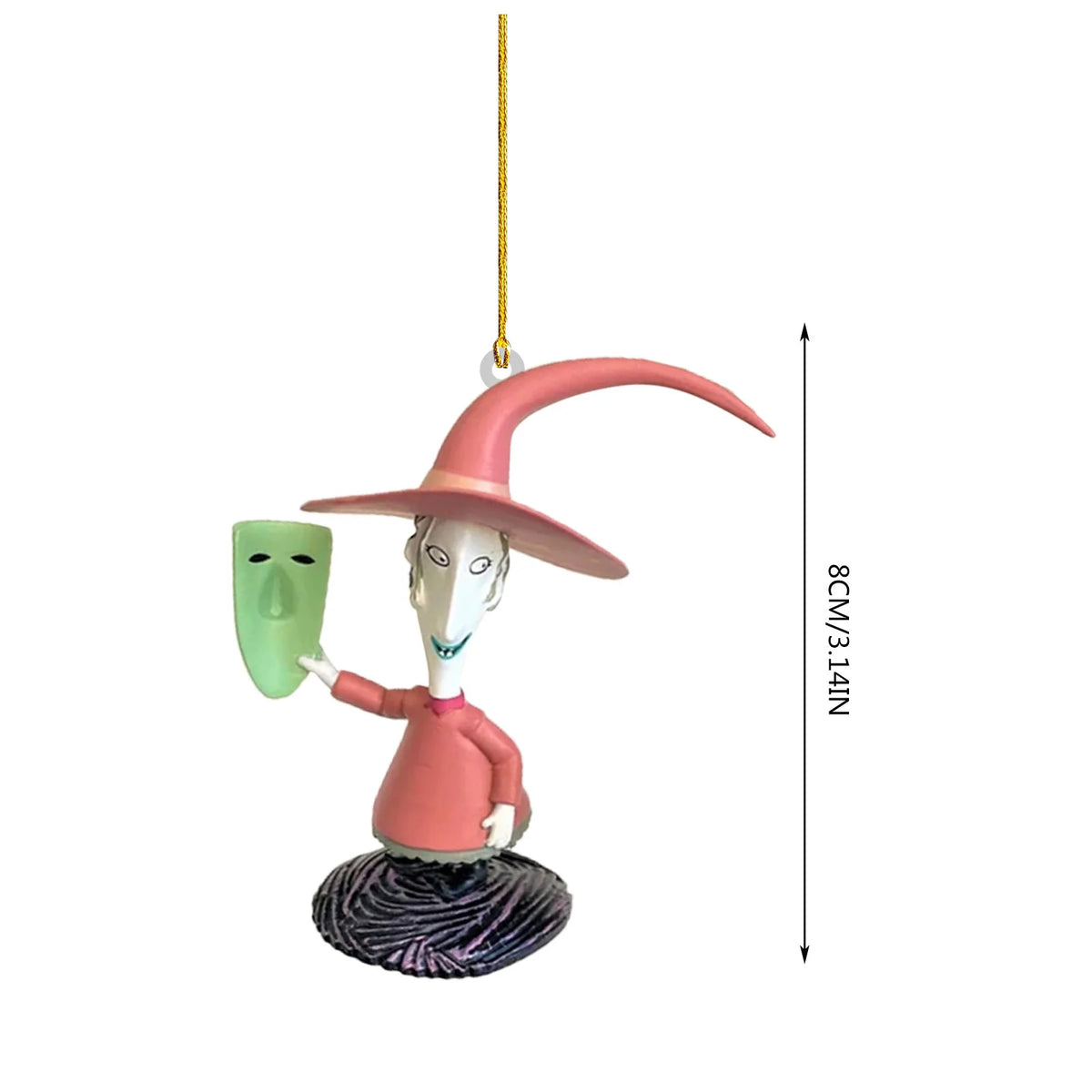 Nightmare Before Christmas Tree Ornament – Cute Cartoon Jack & Spooky Characters Hanging Pendant for Xmas Tree, Car & Holiday Decor