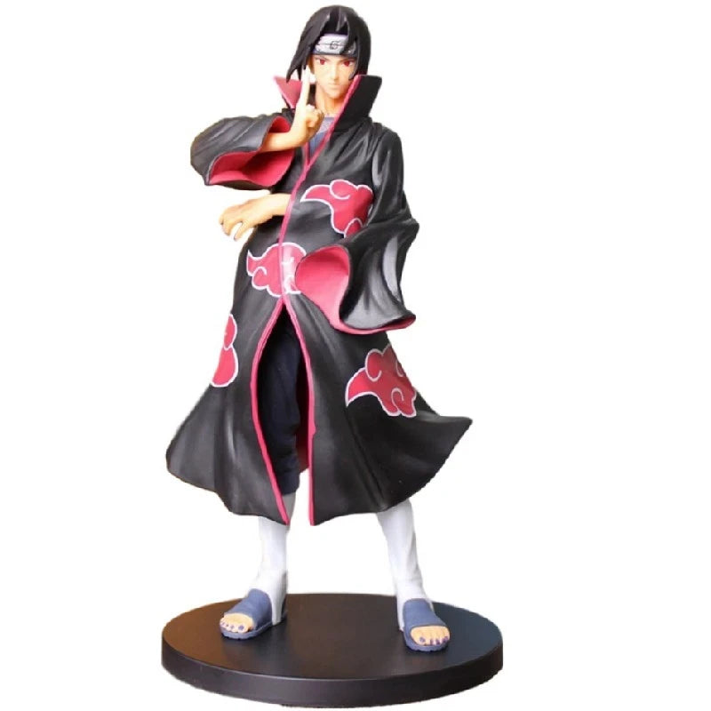 Hot Anime Naruto Shippuuden Uchiha Itachi Akatsuki Organization GK Dress Up Model Toy Gift Collection Action Figure PVC