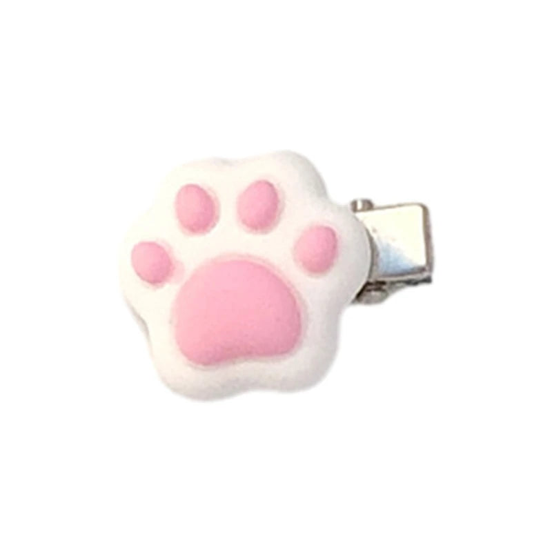 1pc/1pair Mini Cat Paw Shape Hairpin Teens Christmas Ponytail Bangs Hair Clip Dropshipping