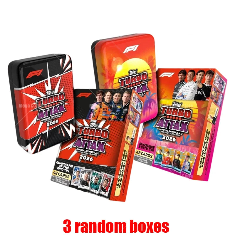2026 Topps Turbo Attax Formula 1 Card Sealed Collection Set F1 Premium Holiday Birthday Gift for Adult Motorsport Collectors Men