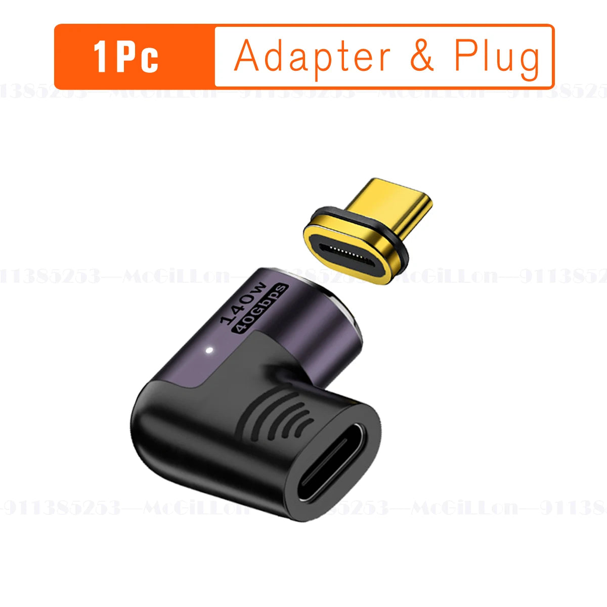 USB4.0 Thunderbolt3 Magnetic USB C To Type C Adapter 140W 40Gbps Fast Charging Magnet Charge Converter Cable 8K@60Hz USB-C Adapt