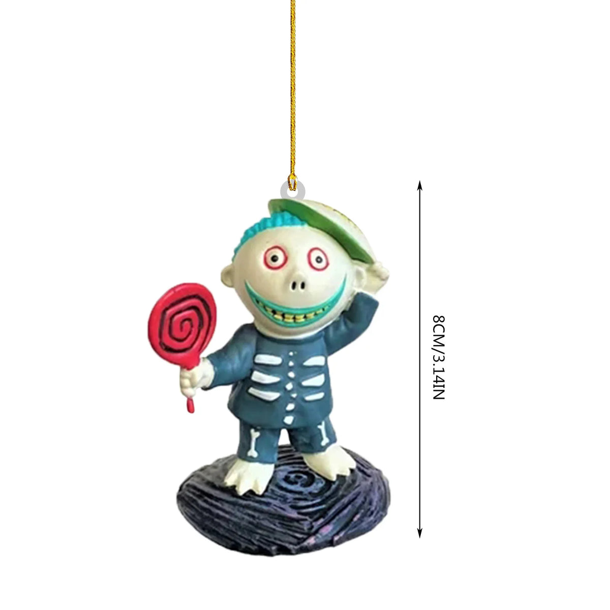 Nightmare Before Christmas Tree Ornament – Cute Cartoon Jack & Spooky Characters Hanging Pendant for Xmas Tree, Car & Holiday Decor