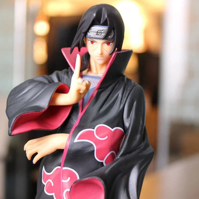 Hot Anime Naruto Shippuuden Uchiha Itachi Akatsuki Organization GK Dress Up Model Toy Gift Collection Action Figure PVC