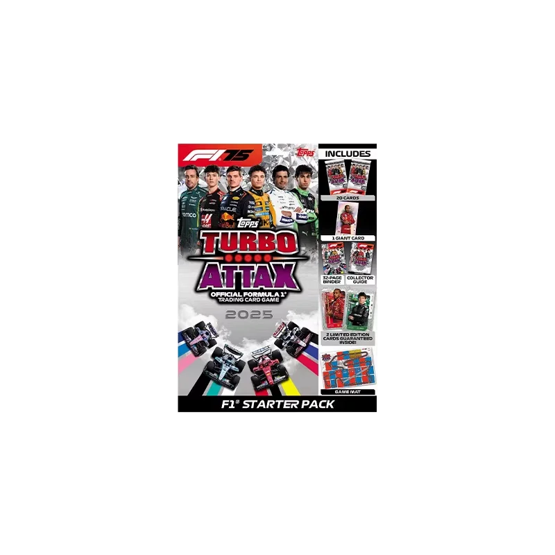 2026 Topps Turbo Attax Formula 1 Card Sealed Collection Set F1 Premium Holiday Birthday Gift for Adult Motorsport Collectors Men