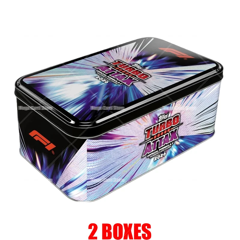 2026 Topps Turbo Attax Formula 1 Card Sealed Collection Set F1 Premium Holiday Birthday Gift for Adult Motorsport Collectors Men