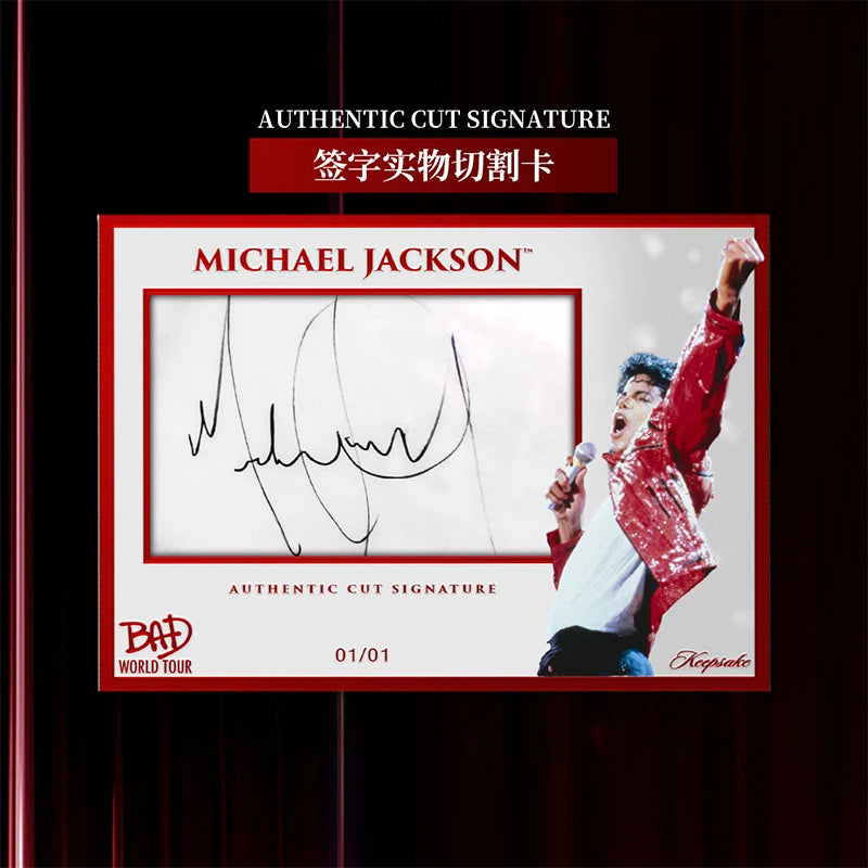 2025 Keepsake Michael Jackson Bad World Tour Hobby Box Premiere Edition Trading Cards Collection