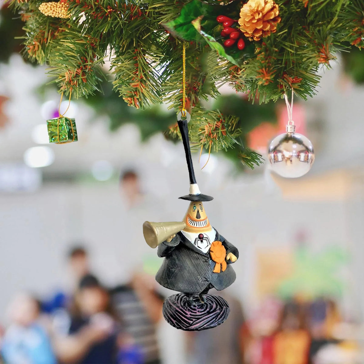 Nightmare Before Christmas Tree Ornament – Cute Cartoon Jack & Spooky Characters Hanging Pendant for Xmas Tree, Car & Holiday Decor