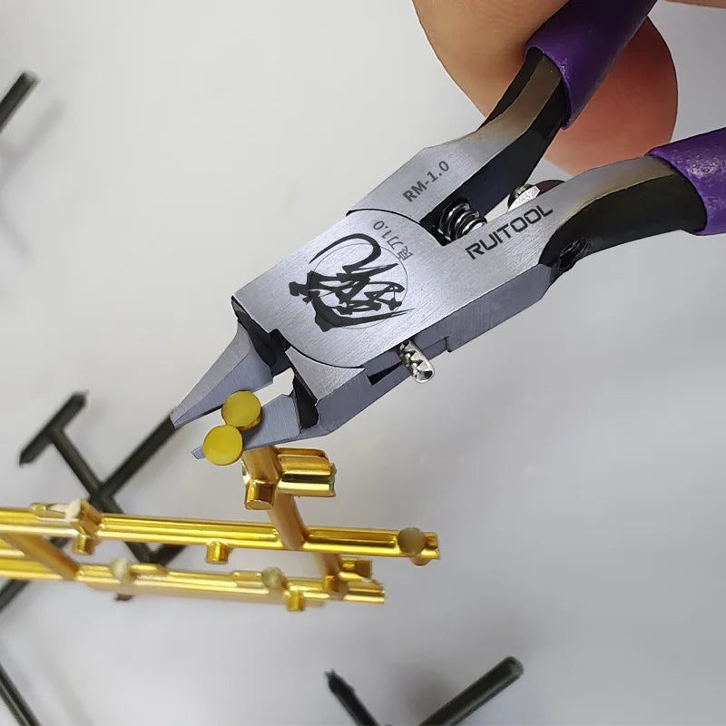 1pc Model Pliers CR-V Ultra-thin Single Blade Gundam Nipper Non-slip Grip Sprue Cutter for Plastic Model Cutting and Building