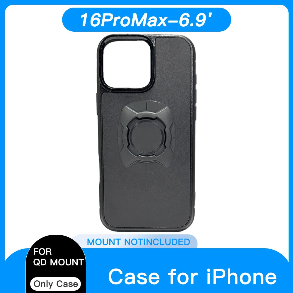 Twsit Lock Phone Case Holder MotorCycle Bicycle iPhone case Quick Lock Fit for Quad System Phone Mount/Holder 14 15 16 Pro Max