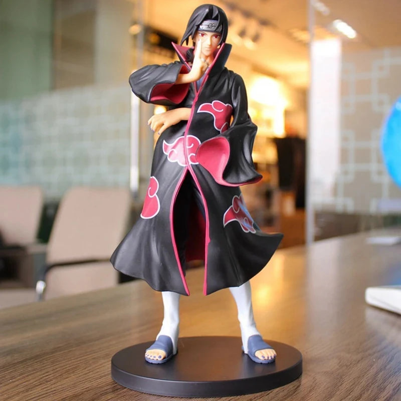Hot Anime Naruto Shippuuden Uchiha Itachi Akatsuki Organization GK Dress Up Model Toy Gift Collection Action Figure PVC