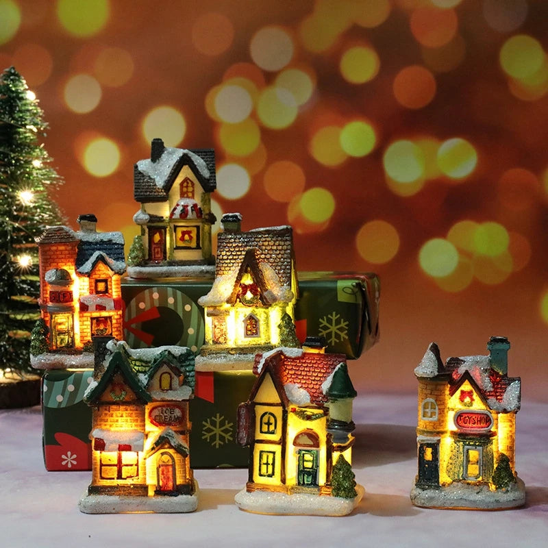 Christmas House Night Light - Kids Gift & Holiday Decor