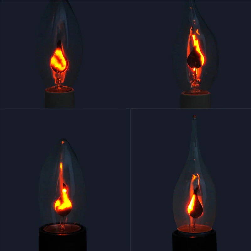 Vintage Edison LED Bulb - Flame Effect Candle Light
