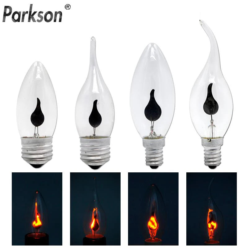 Vintage Edison LED Bulb - Flame Effect Candle Light
