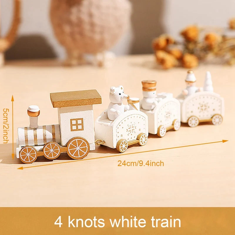 Christmas Train Decoration - Merry Xmas Ornament & Gift